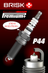 Zapalovací svíčka Brisk P44 Iridium Premium+