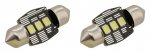 Žárovka 3 LED SMD 12V  suf.11X32 SV8.5 NEW-CAN-BUS bílá 2ks